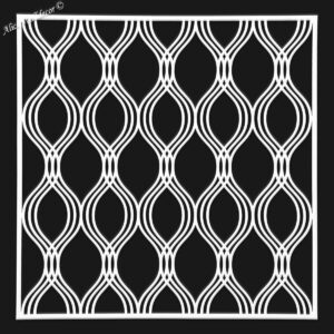 Dekorfal stencil 3D A2018