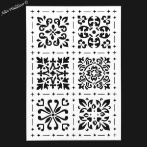 Dekorfal stencil 3D B3011