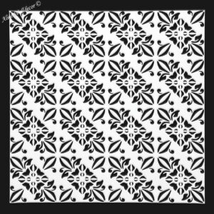 Dekorfal stencil 3D B3028